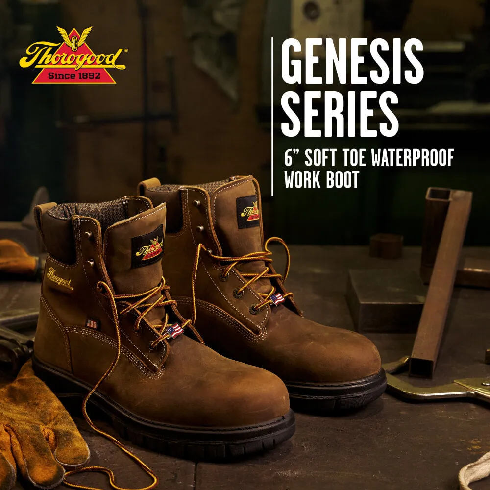 THOROGOOD Men's Genesis Series  6?? Chestnut Soft Toe Waterproof 814-4149