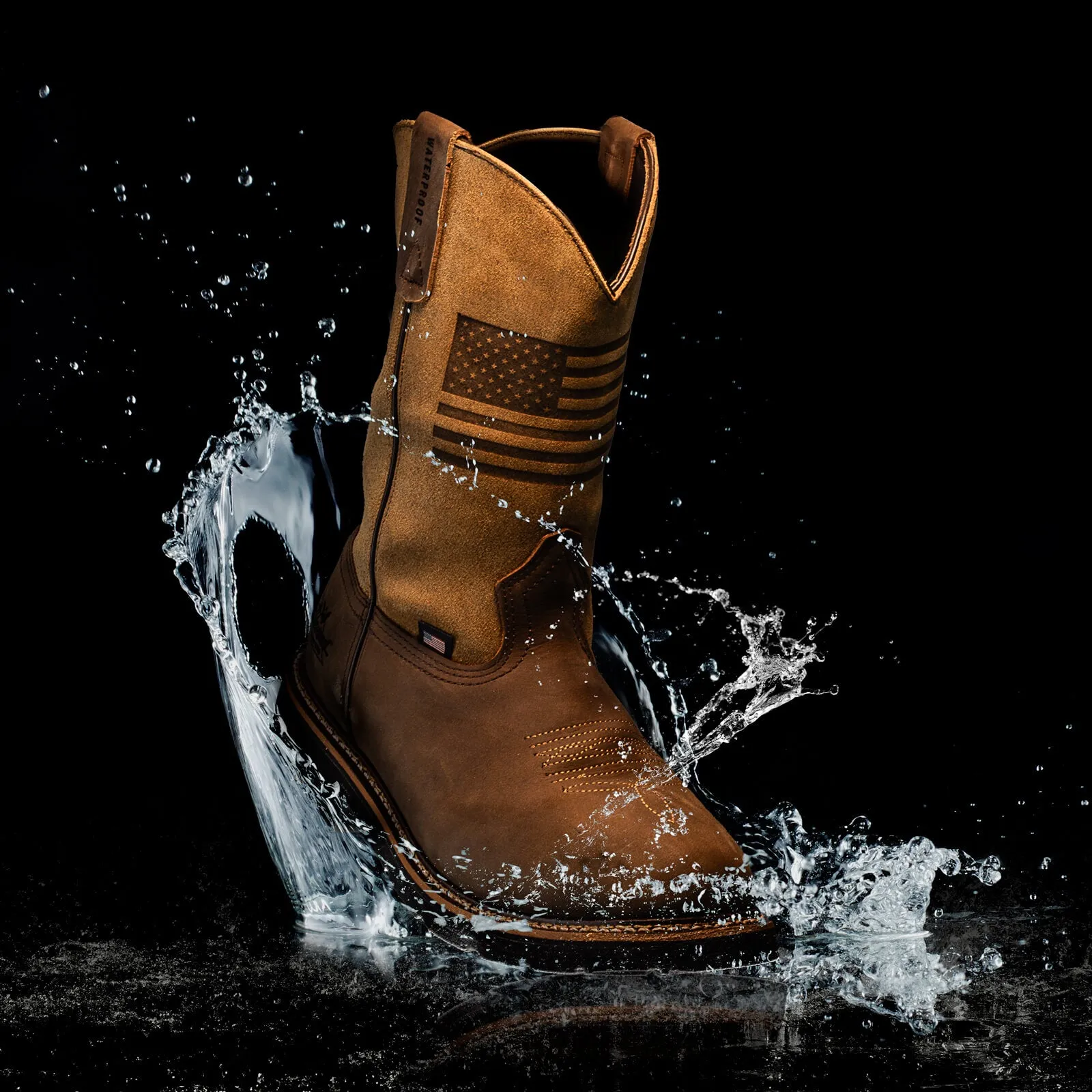 THOROGOOD Men's Waterproof 11??  Composite Safety Toe Western Work Boot 804-4338