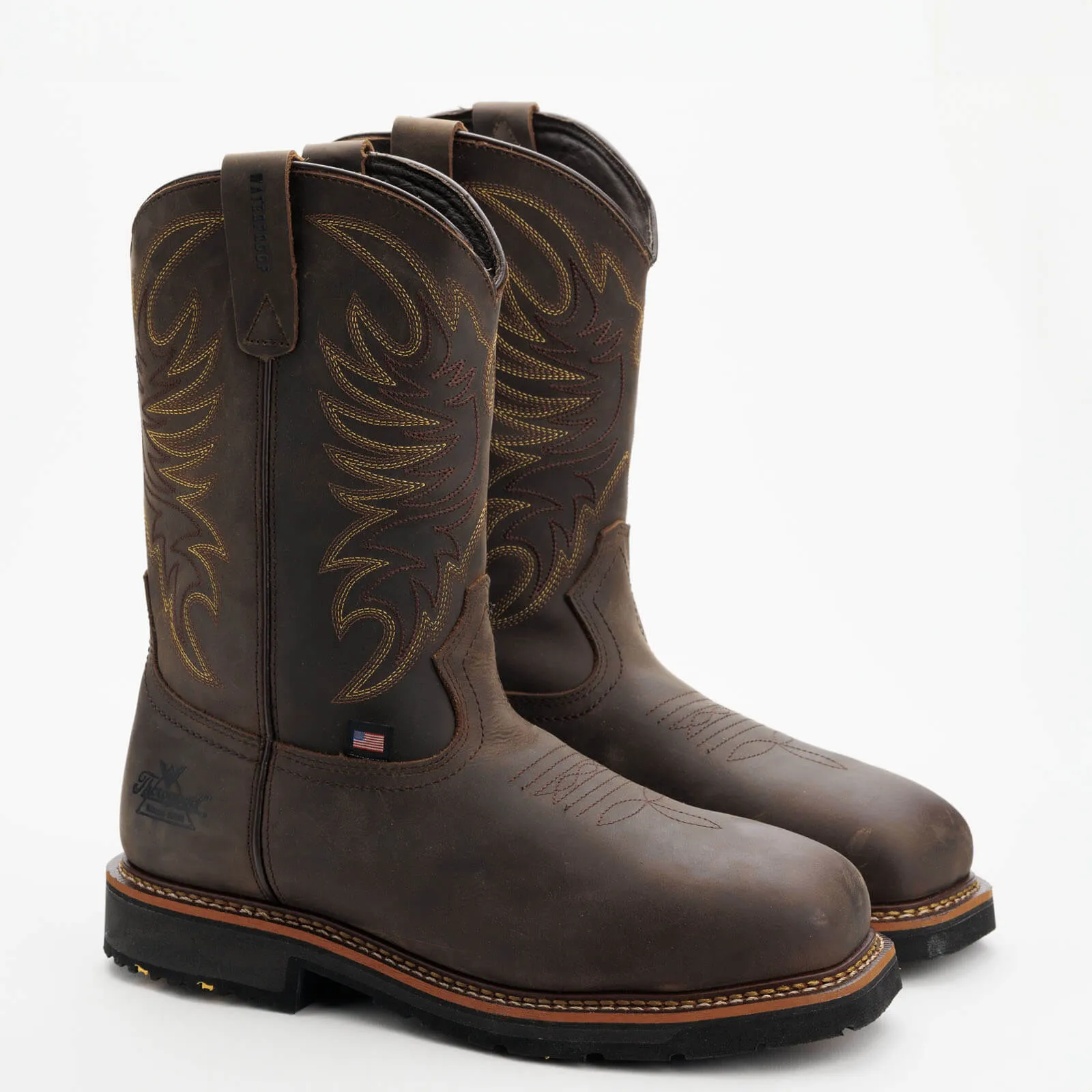 THOROGOOD Men's Waterproof 11?? Safety Toe Western Work 804-4337