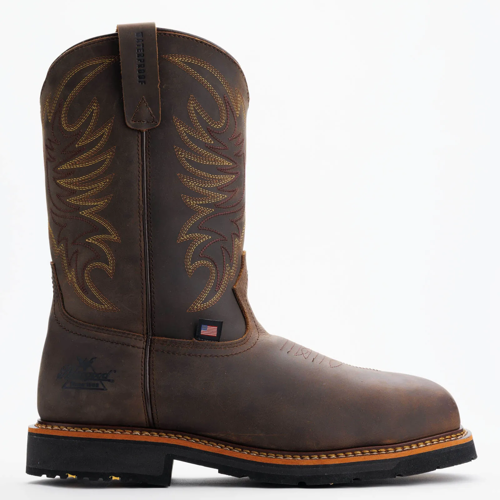 THOROGOOD Men's Waterproof 11?? Safety Toe Western Work 804-4337