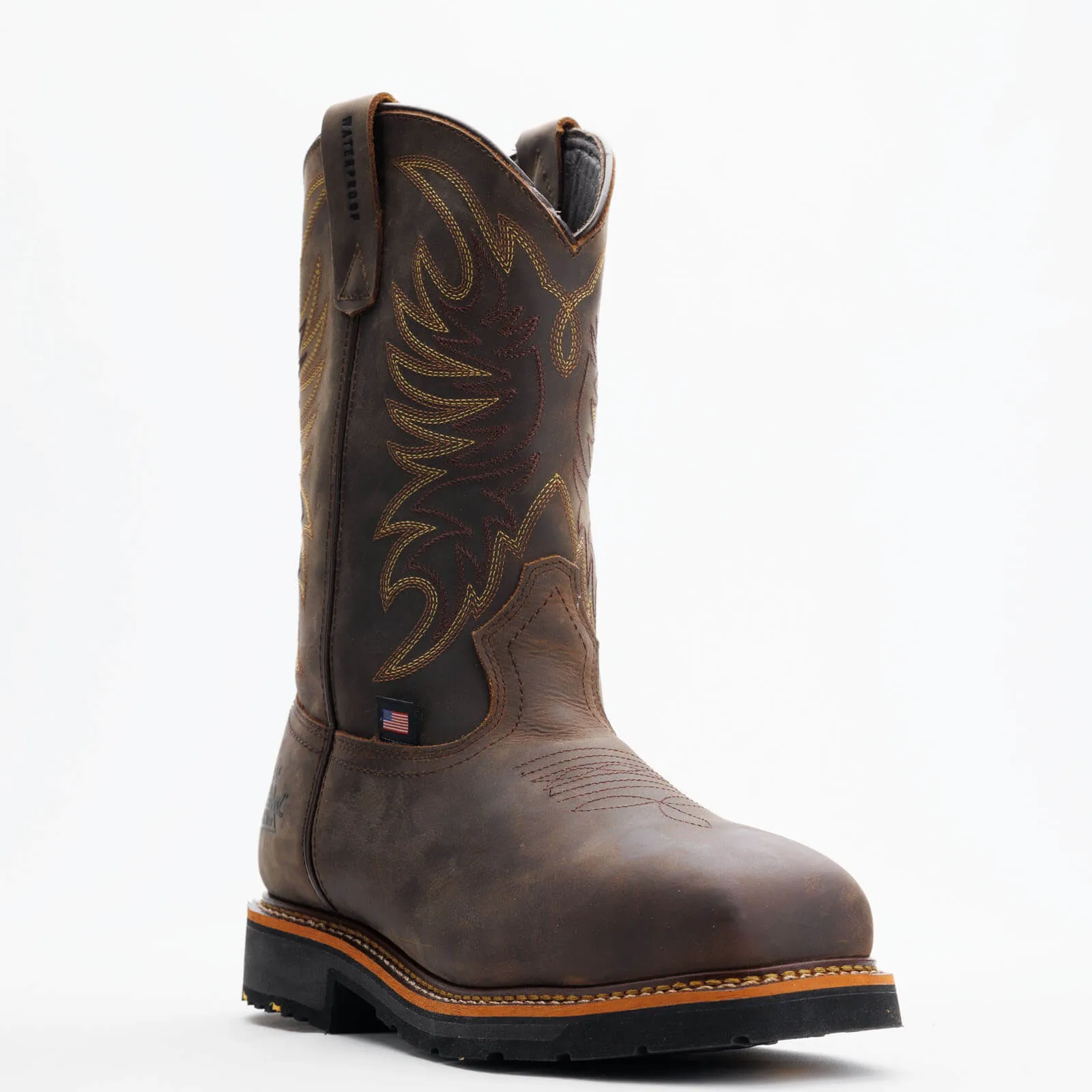 THOROGOOD Men's Waterproof 11?? Safety Toe Western Work 804-4337