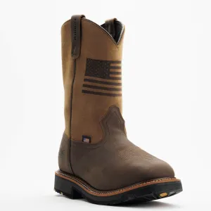 THOROGOOD Men's Waterproof  11?? Soft Square Toe Western Work Boot 814-4338