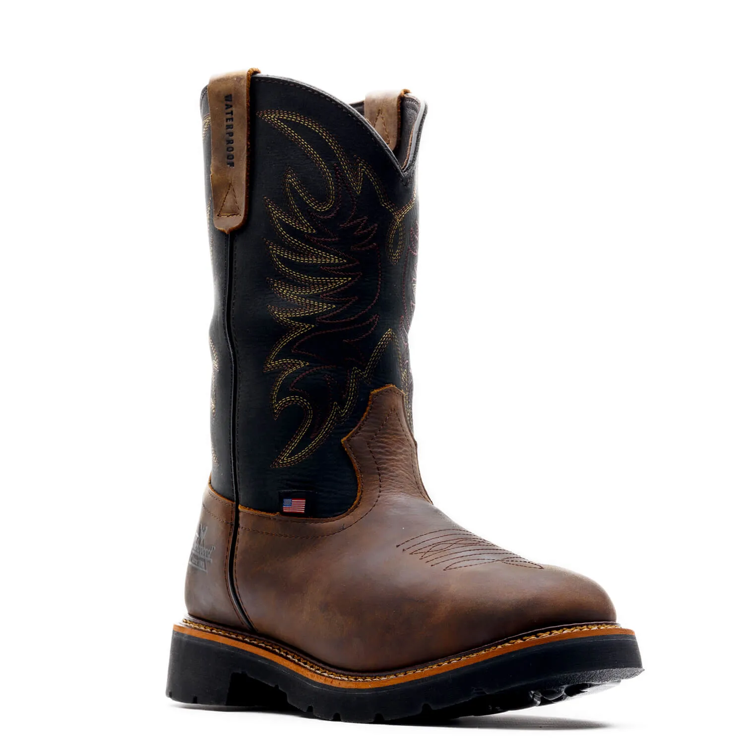 THOROGOOD Men's Wellington Waterproof 11?? Non-Safety Toe Square Toe Work Boot 814-4330
