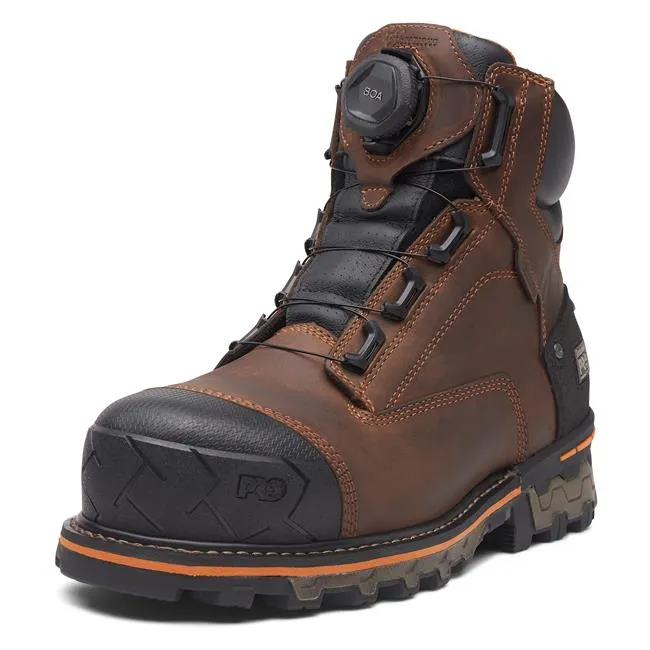 TIMBERLAND PRO Men's 6" BOA Boondock Waterproof Composite Toe Work Boot TB0A66KYEM4