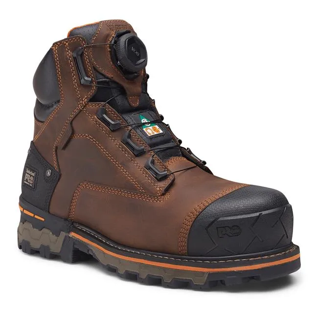 TIMBERLAND PRO Men's 6" BOA Boondock Waterproof Composite Toe Work Boot TB0A66KYEM4