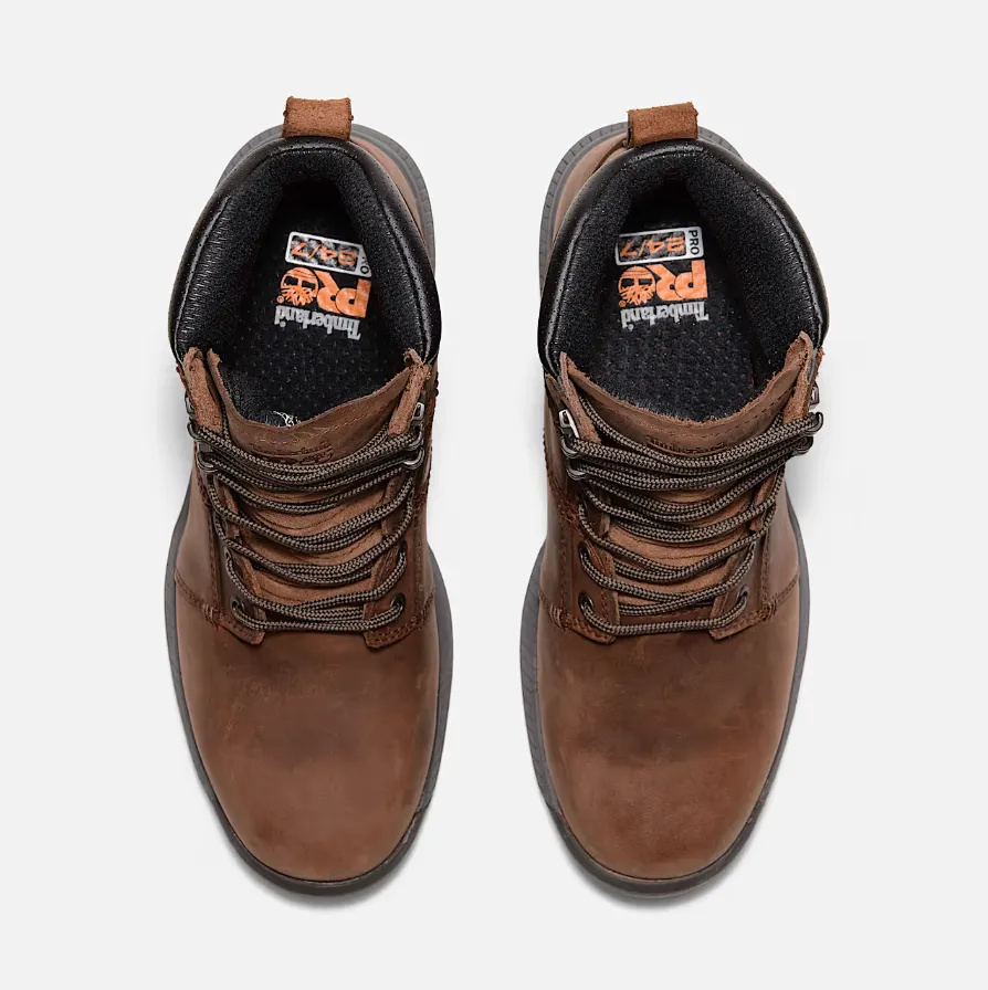 TIMBERLAND PRO Men's 6" Montauk Soft Toe Work Boot TB0A66DQEM4