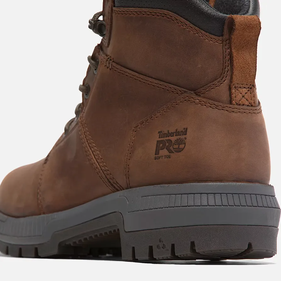 TIMBERLAND PRO Men's 6" Montauk Soft Toe Work Boot TB0A66DQEM4