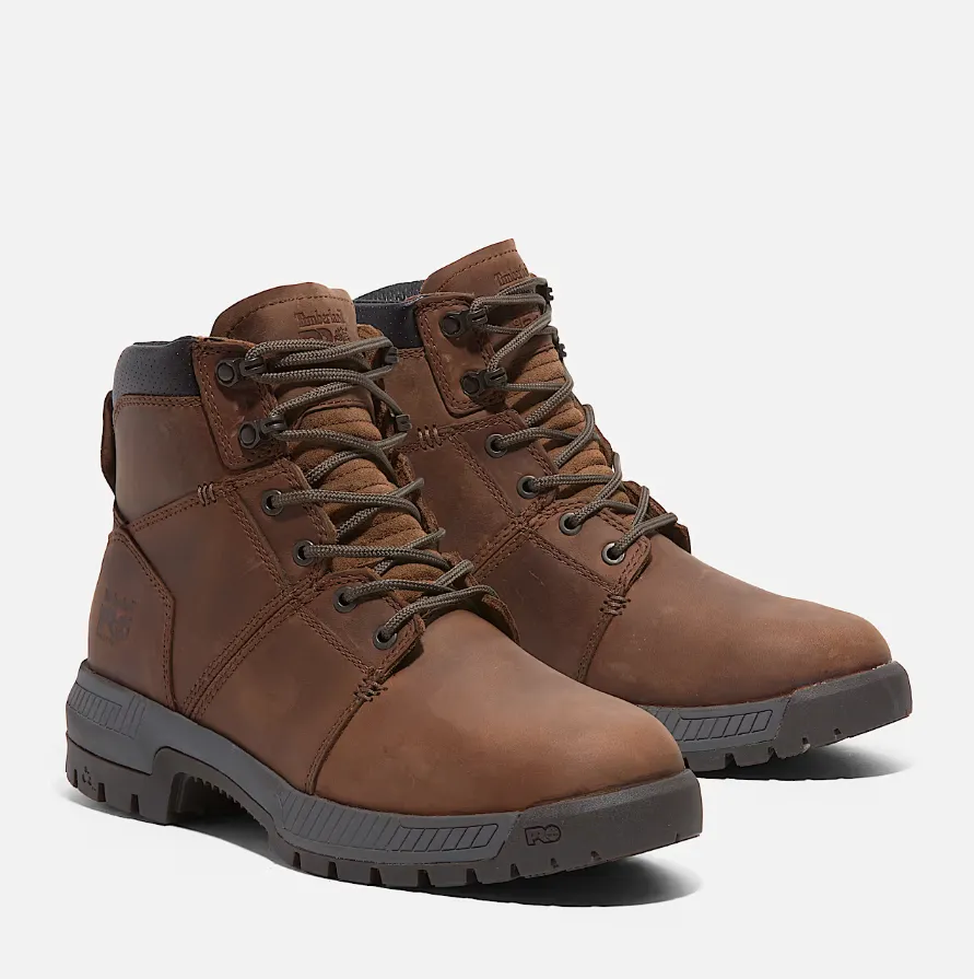 TIMBERLAND PRO Men's 6" Montauk Soft Toe Work Boot TB0A66DQEM4