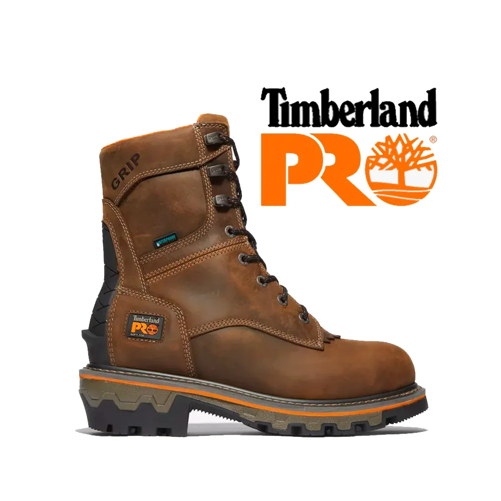 TIMBERLAND PRO Men's Boondock HD Logger Waterproof Soft Toe Work Boot TB0A43B9214