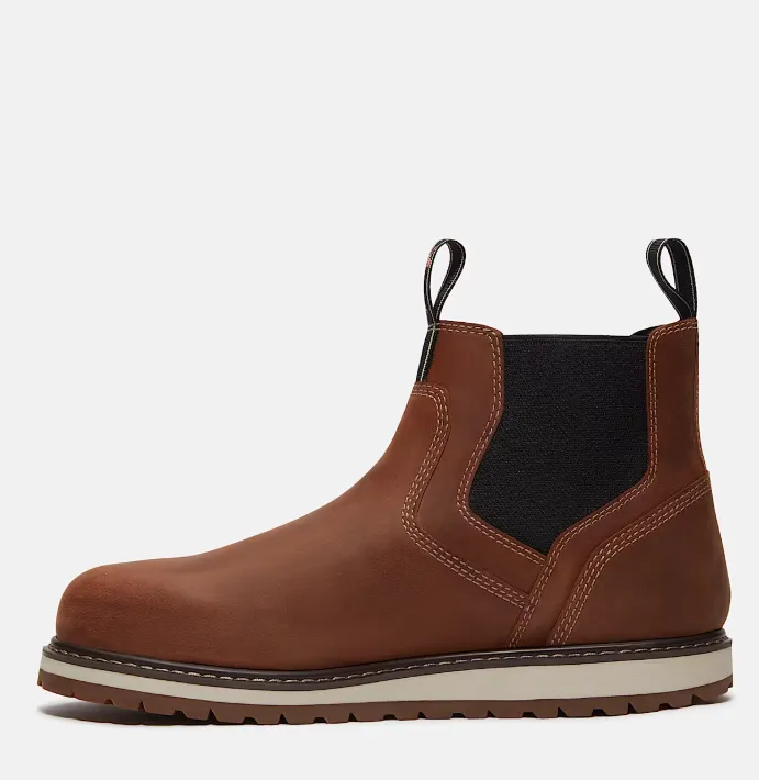 TIMBERLAND PRO Men's Irvine Wedge Chelsea Soft Toe Work Boot TB0A66BUEM4