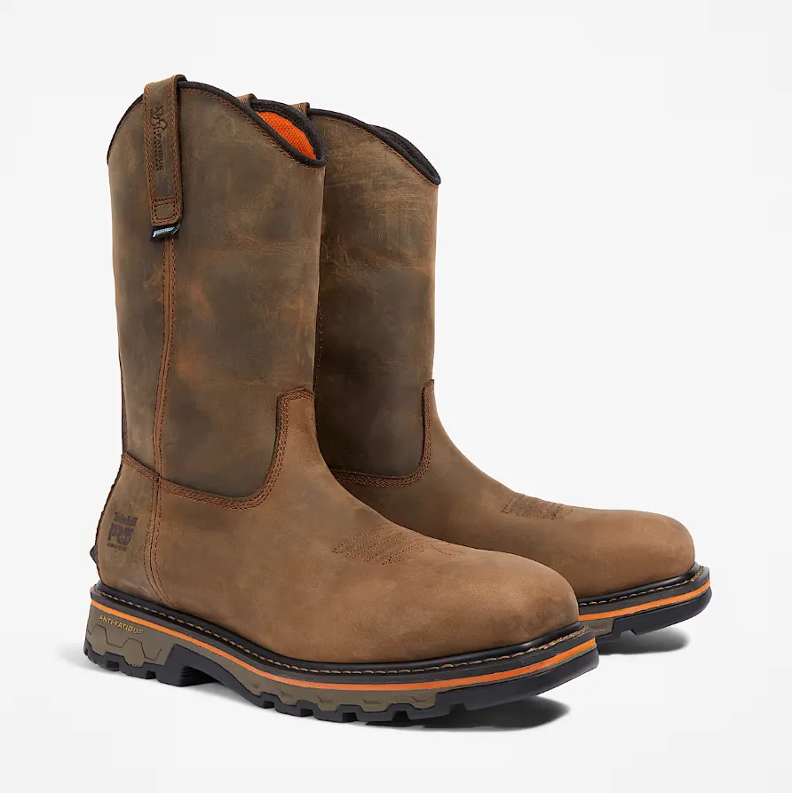 TIMBERLAND PRO Men's True Grit Pull On Waterproof Composite Toe TB0A437Y214