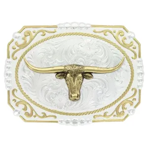 Two-Tone Cowboy Cameo With Longhorn 25815-767
