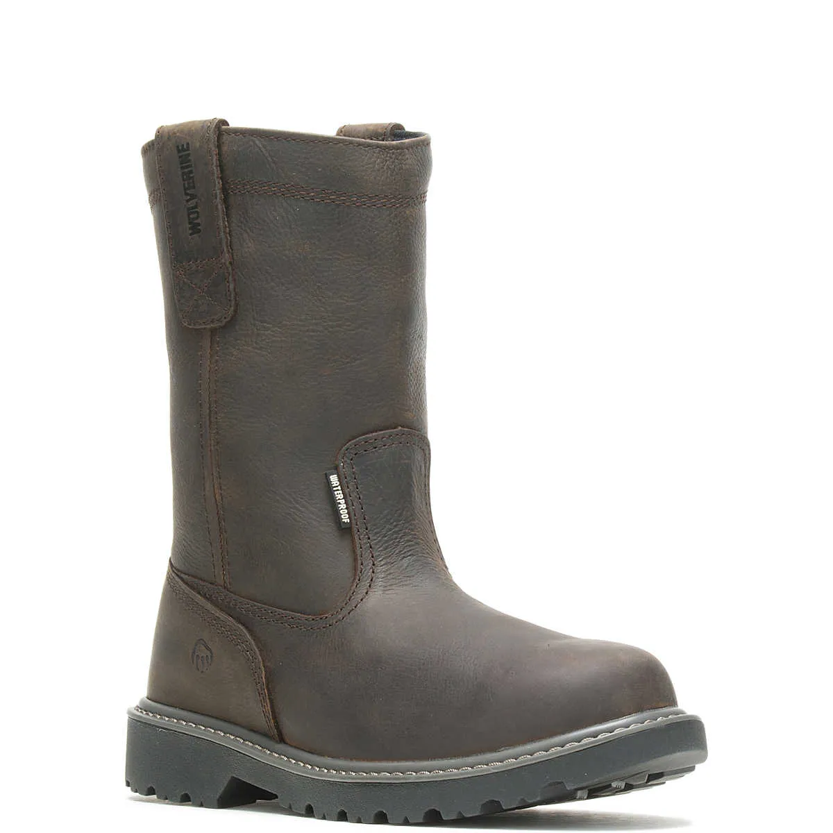 WOLVERINE Men's Floorhand Waterproof 10" Wellington Work Boot W10682