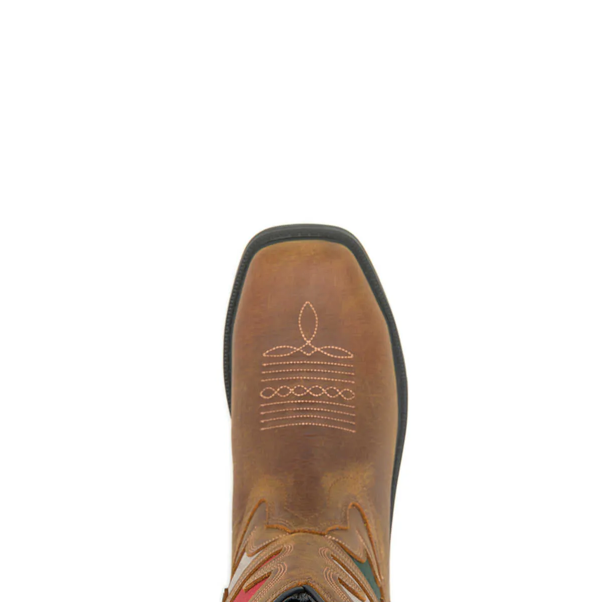 WOLVERINE Men's Rancher Flag Steel-Toe Waterproof Wellington Work Boot W241183